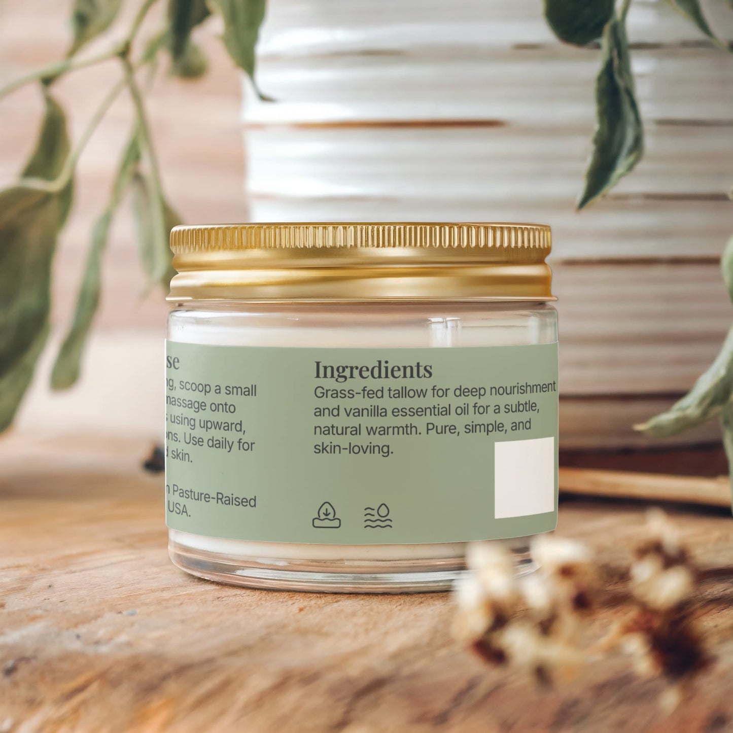 Grass-Fed Whipped Tallow